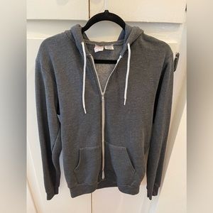American Apparel Unisex Zip Up Hoodie